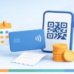 クレジットカードとQR決済を組み合わせた支払いイメージ