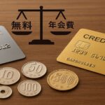 クレジットカードの年会費無料と有料を比較するイメージ写真