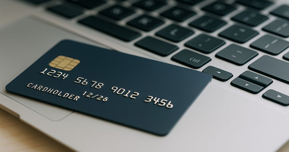 クレジットカード不正利用防止をイメージした写真風アイキャッチ