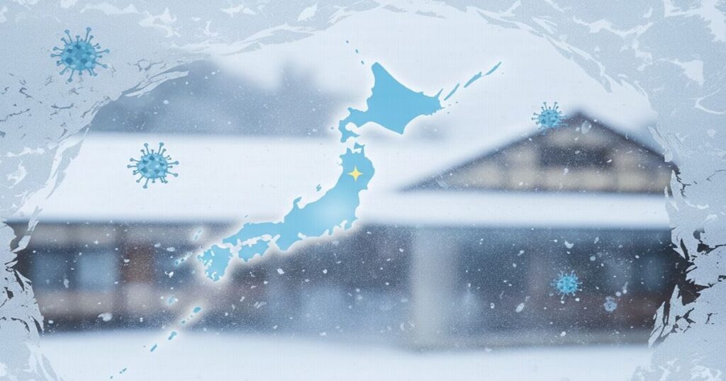 全国的に危機が拡大する状況を示す注意喚起イメージ