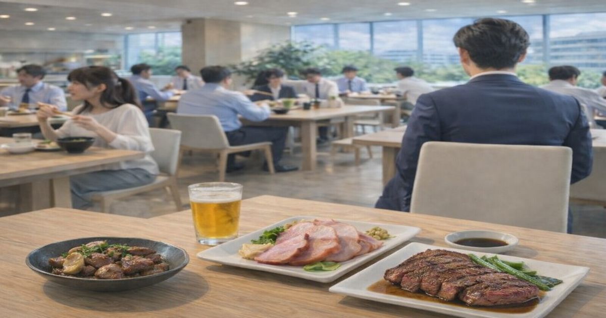 テーブルに並ぶ鶏レバーコンフィと自家製豚ハム、牛ステーキの料理